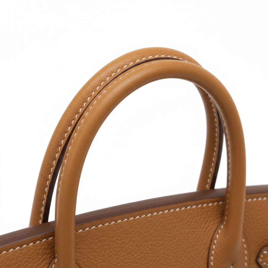 Hermès Birkin bag stitching detail