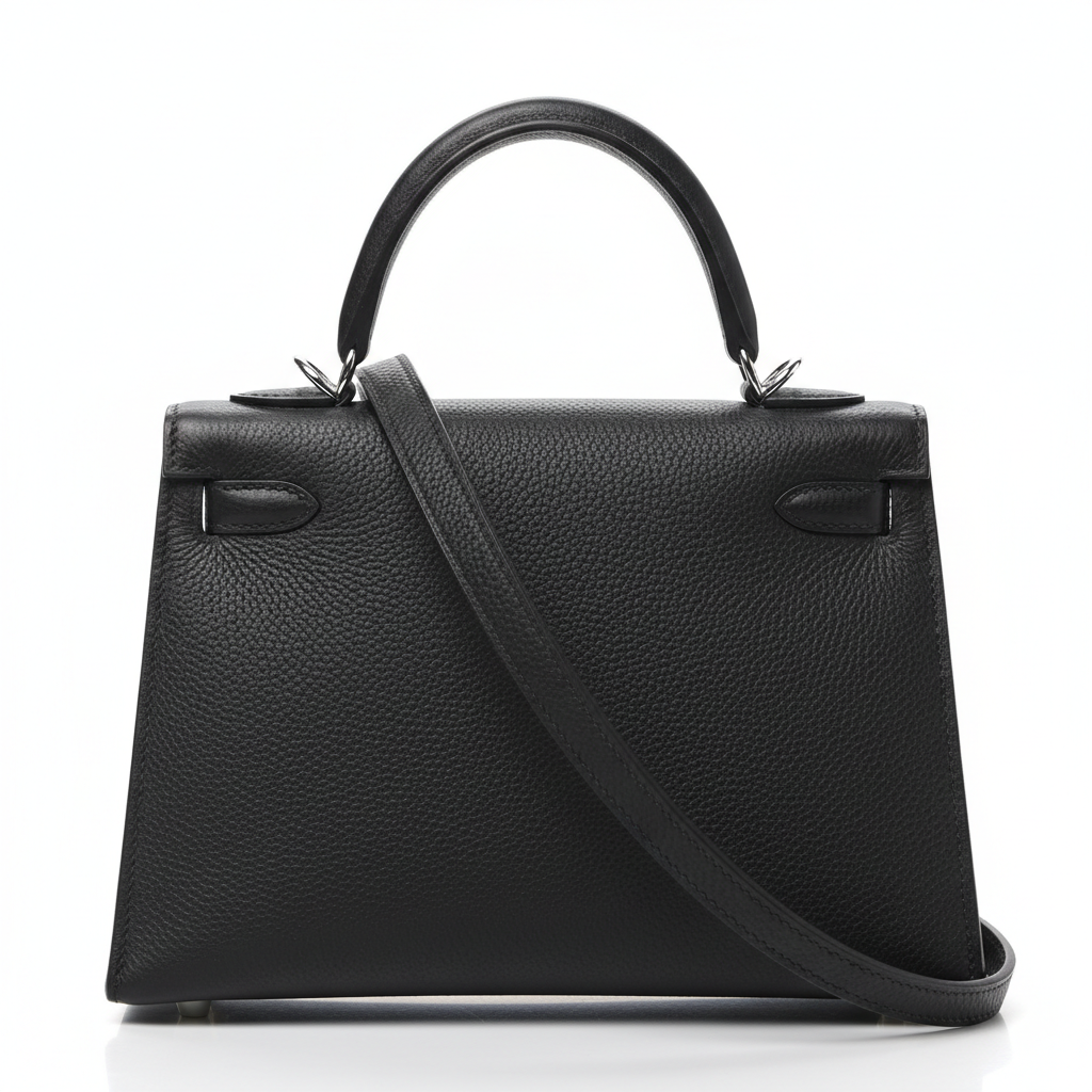 Hermès Kelly 25 Togo Black - Back view
