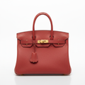 Hermès Birkin 30 Rouge Casaque Epsom GHW - Front View