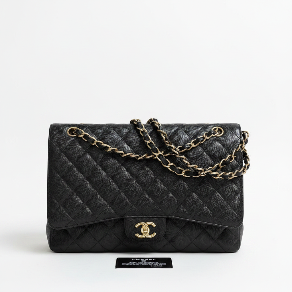 Chanel Maxi Single Flap – with authenticity card