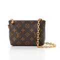 Louis Vuitton Vanity Chain Pouch Monogram - Front View