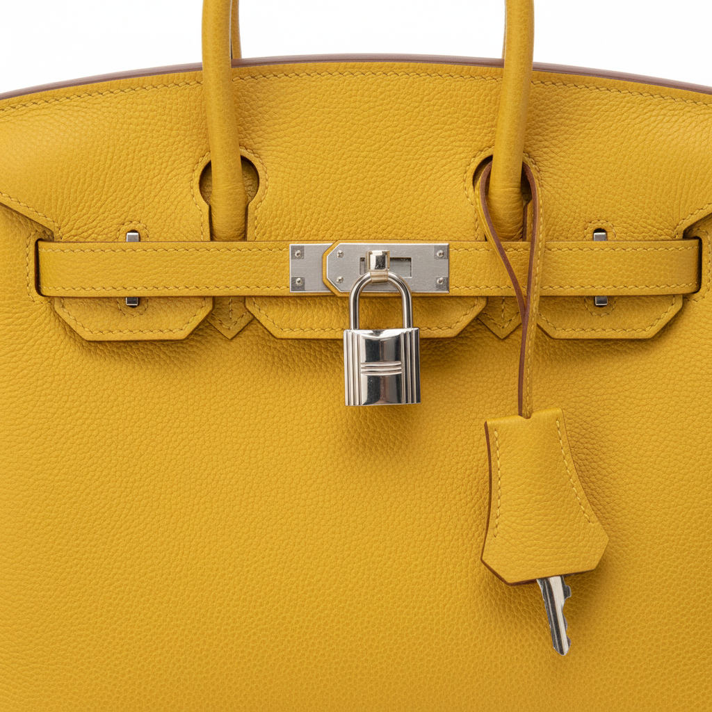 Hermès Birkin 30 Yellow – Hardware Detail