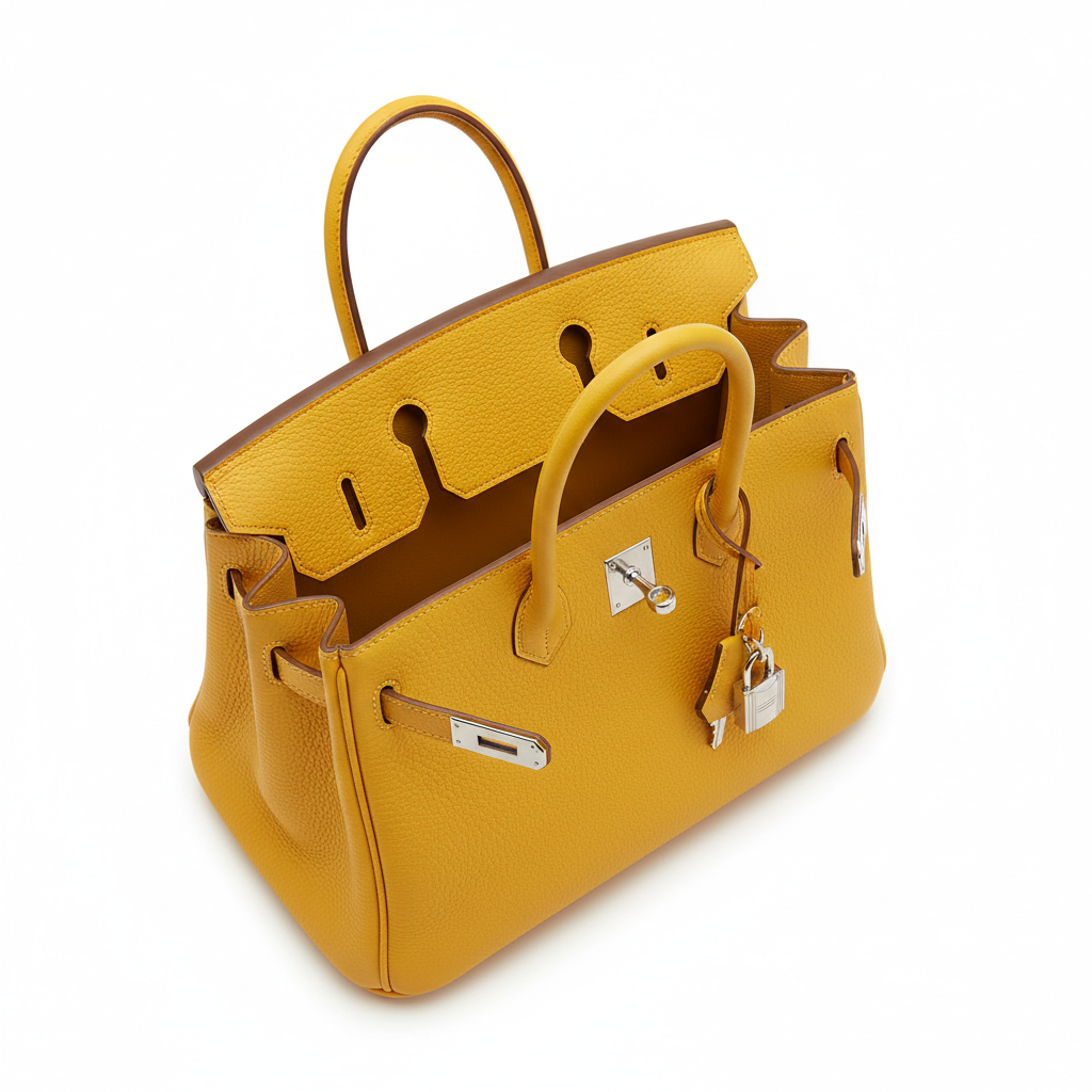 Hermès Birkin 30 Yellow – Top View